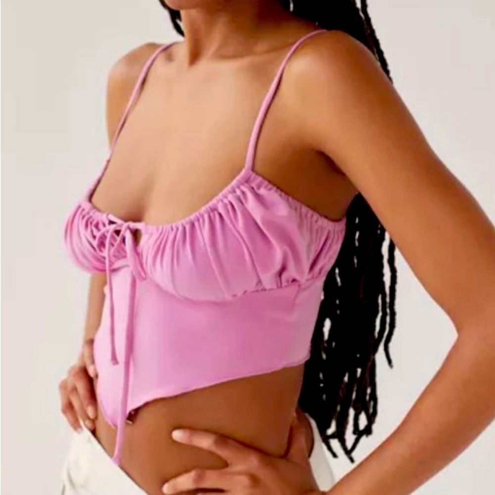 Urban Outfitters Lilac Capri Handkerchief Hem Cami